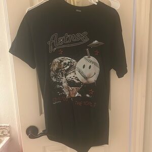 Houston Astros vs the world tee - space themed